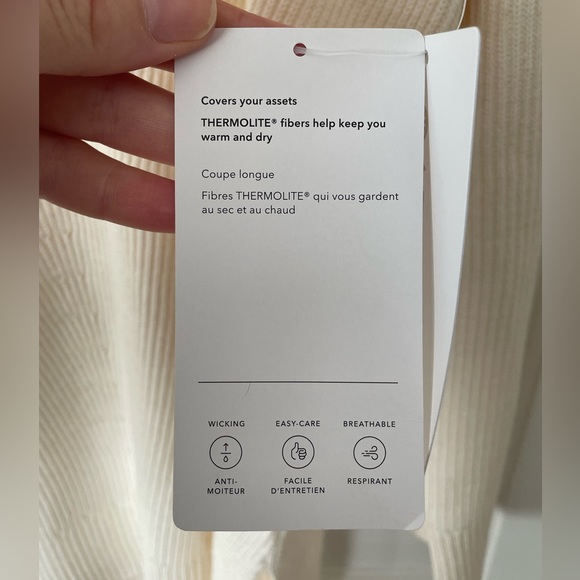 Athleta Hanover V-Neck Sweater Ivory / Cream - Picture 9 of 10